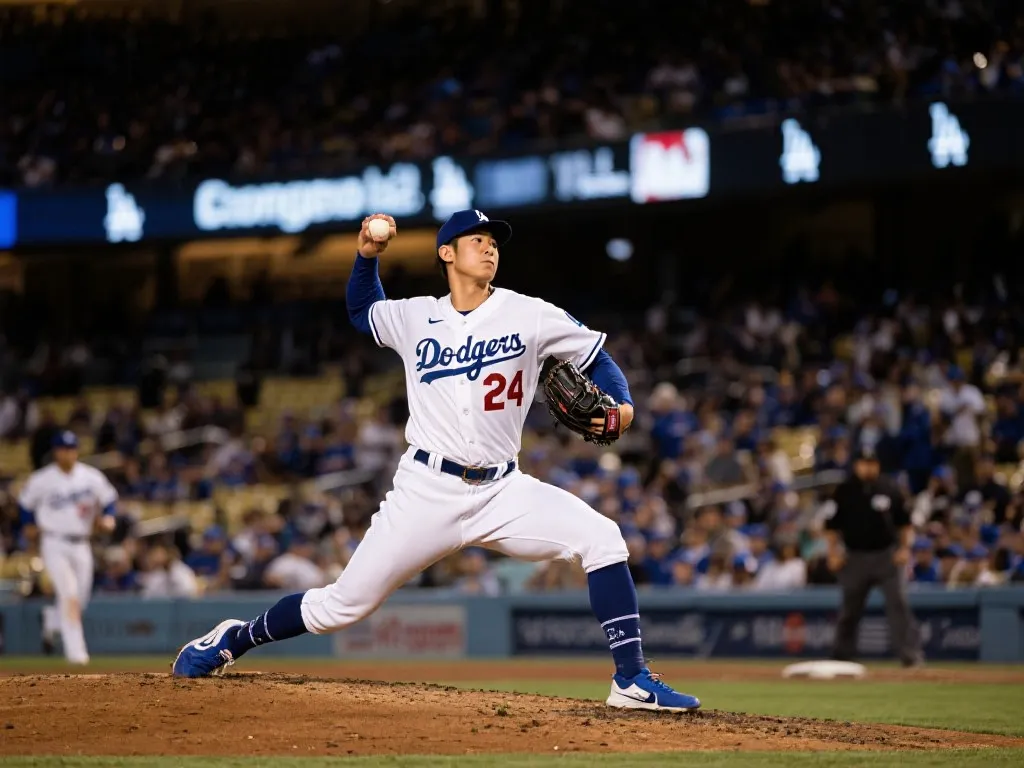 大谷翔平投球瞬间